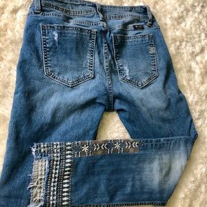 Miss Me Distressed Ankle Skinny Jeans